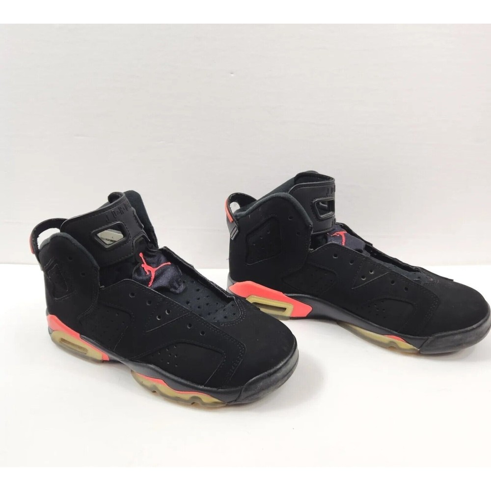 Nike Air Jordan 6 GS Infrared 2019 Black 7Y 384665-060